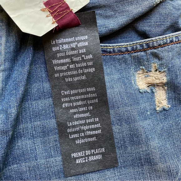 Z Brand Distressed Denim Shorts - Picture 10 of 12